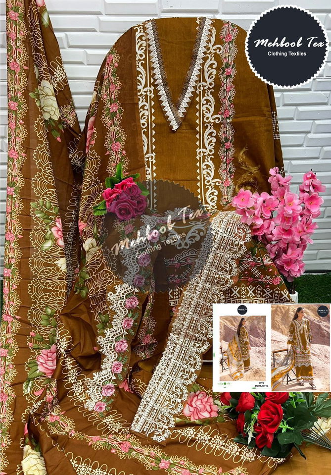 Mehbbob Tex Elaf Premium Lawn Collection Vol 1 Pakistani Suits Catalog